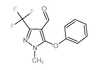 cas no 109925-42-0 is 1-Methyl-5-phenoxy-3-(trifluoromethyl)-1H-pyrazole-4-carbaldehyde