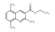 cas no 110139-48-5 is 2,5,8-TRIMETHYLQUINOLINE-3-CARBOXYLIC ACID ETHYL ESTER