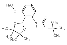 cas no 1105675-61-3 is TERT-BUTYL5-METHOXY-4-(4,4,5,5-TETRAMETHYL-1,3,2-DIOXABOROLAN-2-YL)PYRIDIN-3-YLCARBAMATE