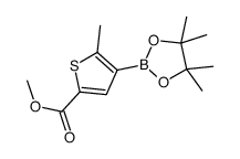 cas no 1109284-49-2 is methyl 5-methyl-4-(4,4,5,5-tetramethyl-1,3,2-dioxaborolan-2-yl)thiophene-2-carboxylate