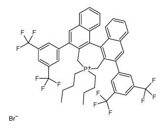 cas no 1110711-01-7 is (11bS)-4,4-Dibutyl-4,5-dihydro-2,6-bis[3,5-bis(trifluoromethyl)phenyl]-3H-dinaphtho[2,1-c:1′,2′-e]phosphepinium bromide