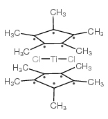 cas no 11136-36-0 is bis(pentamethylcyclopentadienyl)titanium dichloride