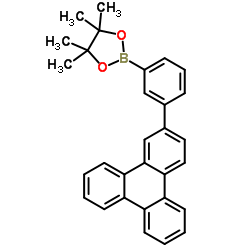 cas no 1115639-92-3 is 4,4,5,5-tetraMethyl-2-(3-(triphenylen-2-yl)phenyl)-1,3,2-dioxaborolane