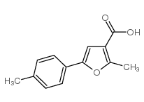 cas no 111787-86-1 is 3-FURANCARBOXYLIC ACID, 2-METHYL-5-(4-METHYLPHENYL)-