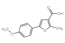 cas no 111787-87-2 is 5-(4-METHOXYPHENYL)-2-METHYL-3-FUROIC ACID