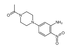 cas no 111861-03-1 is 1-[4-(3-amino-4-nitrophenyl)piperazin-1-yl]ethanone
