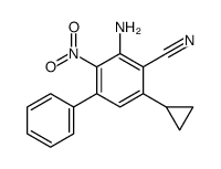 cas no 1119523-12-4 is 2-amino-6-cyclopropyl-3-nitro-4-phenylbenzonitrile