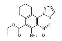 cas no 1119523-39-5 is ethyl 2-amino-3-nitro-4-thiophen-2-yl-5,6,7,8-tetrahydronaphthalene-1-carboxylate