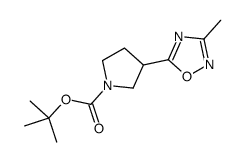 cas no 1121057-53-1 is 3-(3-METHYL-1,2,4-OXADIAZOL-5-YL)-1-PYRROLIDINECARBOXYLIC ACID1,1-DIMETHYLETHYL ESTER