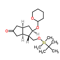 cas no 112168-22-6 is [3aS-(3aa,4a,5b,6aa)]-4-[[[(tert-Butyl)dimethylsilyl]oxy]methyl]-5-[(tetrahydro-2H-pyran-2-yl)oxy]hexahydro-2(1H)-pentalenone