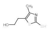 cas no 1124-01-2 is 2(3H)-THIAZOLETHIONE, 5-(2-HYDROXYETHYL)-4-METHYL-