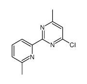 cas no 112451-45-3 is 4-chloro-6-methyl-2-(6-methylpyridin-2-yl)pyrimidine
