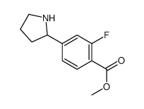cas no 1128075-28-4 is methyl 2-fluoro-4-pyrrolidin-2-ylbenzoate
