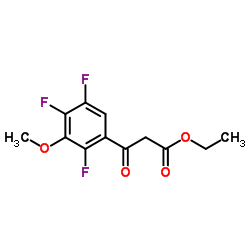 cas no 112811-68-4 is Ethyl 3-oxo-3-(2,4,5-trifluoro-3-methoxyphenyl)propanoate