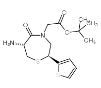 cas no 112968-38-4 is tert-Butyl (2S,6R)-6-amino-5-oxo-2-(2-thienyl)perhydro-1,4-thiazepine-4-acetate