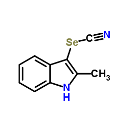 cas no 1130-89-8 is 2-Methyl-3-(cyanoseleno)-1H-indole