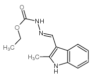 cas no 113143-56-9 is ethyl 2-((2-methyl-1h-indol-3-yl)methylene)hydrazinecarboxylate