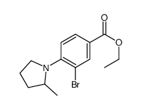 cas no 1131594-58-5 is ethyl 3-bromo-4-(2-methylpyrrolidin-1-yl)benzoate