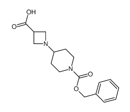 cas no 1131594-89-2 is 1-(1-phenylmethoxycarbonylpiperidin-4-yl)azetidine-3-carboxylic acid