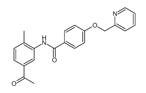 cas no 1131604-92-6 is N-(5-ACETYL-2-METHYLPHENYL)-4-(PYRIDIN-2-YLMETHOXY)BENZAMIDE