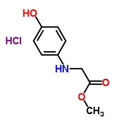 cas no 113210-35-8 is Methyl 2-((4-hydroxyphenyl)amino)acetate hydrochloride