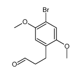 cas no 1132701-96-2 is 3-(4-Bromo-2,5-dimethoxyphenyl)propanal