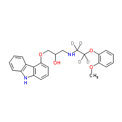 cas no 1133705-56-2 is 1-(9H-carbazol-4-yloxy)-3-[[1,1,2,2-tetradeuterio-2-(2-methoxyphenoxy)ethyl]amino]propan-2-ol