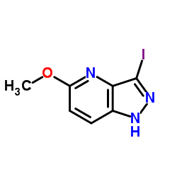cas no 1134328-05-4 is 3-Iodo-5-methoxy-1H-pyrazolo[4,3-b]pyridine