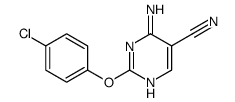 cas no 113447-04-4 is 4-amino-2-(4-chlorophenoxy)pyrimidine-5-carbonitrile
