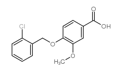 cas no 113457-27-5 is 4-(2-CHLORO-BENZYLOXY)-3-METHOXY-BENZOIC ACID