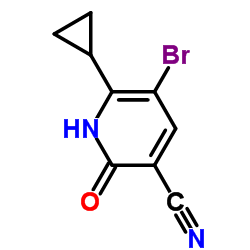 cas no 1135283-57-6 is 5-bromo-6-cyclopropyl-2-hydroxynicotinonitrile