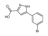 cas no 1135821-47-4 is 5-(3-BROMOPHENYL)-1H-PYRAZOLE-3-CARBOXYLIC ACID