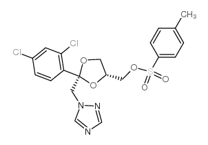 cas no 113770-65-3 is ((2S,4S)-2-((1H-1,2,4-TRIAZOL-1-YL)METHYL)-2-(2,4-DICHLOROPHENYL)-1,3-DIOXOLAN-4-YL)METHYL 4-METHYLBENZENESULFONATE