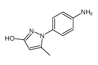 cas no 114306-97-7 is 2-(4-aminophenyl)-3-methyl-1H-pyrazol-5-one