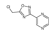 cas no 114346-91-7 is 2-[5-(Chloromethyl)-1,2,4-oxadiazol-3-yl]pyrazine
