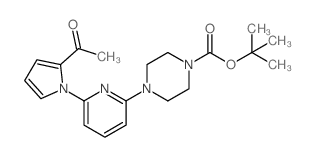 cas no 1146080-83-2 is TERT-BUTYL 4-(6-(2-ACETYL-1H-PYRROL-1-YL)PYRIDIN-2-YL)PIPERAZINE-1-CARBOXYLATE