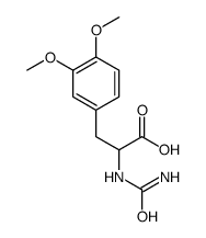 cas no 114624-72-5 is 2-(carbamoylamino)-3-(3,4-dimethoxyphenyl)propanoic acid
