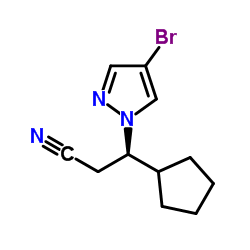 cas no 1146629-83-5 is (R)-3-(4-BROMO-1H-PYRAZOL-1-YL)-3-CYCLOPENTYLPROPANENITRILE