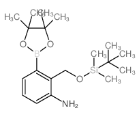 cas no 1147531-06-3 is 2-(((tert-Butyldimethylsilyl)oxy)methyl)-3-(4,4,5,5-tetramethyl-1,3,2-dioxaborolan-2-yl)aniline