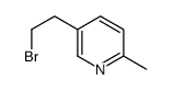 cas no 1147893-28-4 is 5-(2-Bromoethyl)-2-methylpyridine