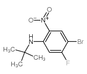cas no 1150114-26-3 is 4-Bromo-N-(tert-butyl)-5-fluoro-2-nitroaniline