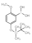 cas no 1150114-54-7 is 5-(t-Butyldimethylsilyloxy)-2-methoxyphenylboronic acid