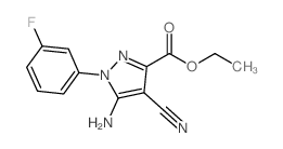 cas no 1150164-17-2 is Ethyl 5-amino-4-cyano-1-(3-fluorophenyl)-1H-pyrazole-3-carboxylate