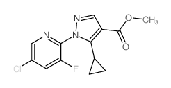 cas no 1150164-42-3 is Methyl 1-(5-chloro-3-fluoropyridin-2-yl)-5-cyclopropyl-1H-pyrazole-4-carboxylate