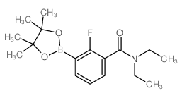 cas no 1150271-35-4 is N,N-Diethyl-2-fluoro-3-(4,4,5,5-tetramethyl-1,3,2-dioxaborolan-2-yl)benzamide