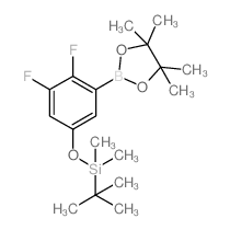 cas no 1150271-62-7 is 5-(t-Butyldimethylsiloxy)-2,3-difluorophenylboronic