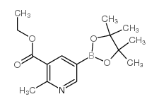 cas no 1150561-58-2 is Ethyl 2-methyl-5-(4,4,5,5-tetramethyl-1,3,2-dioxaborolan-2-yl)nicotinate