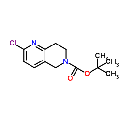 cas no 1151665-15-4 is tert-butyl 2-chloro-7,8-dihydro-1,6-naphthyridine-6(5H)-carboxylate