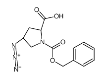 cas no 1155262-85-3 is (2S,4S)-1-CBZ-4-AZIDOPYRROLIDINE-2-CARBOXYLIC ACID
