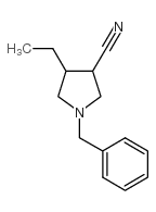 cas no 115687-25-7 is 1-BENZYL-4-ETHYL-PYRROLIDINE-3-CARBONITRILE